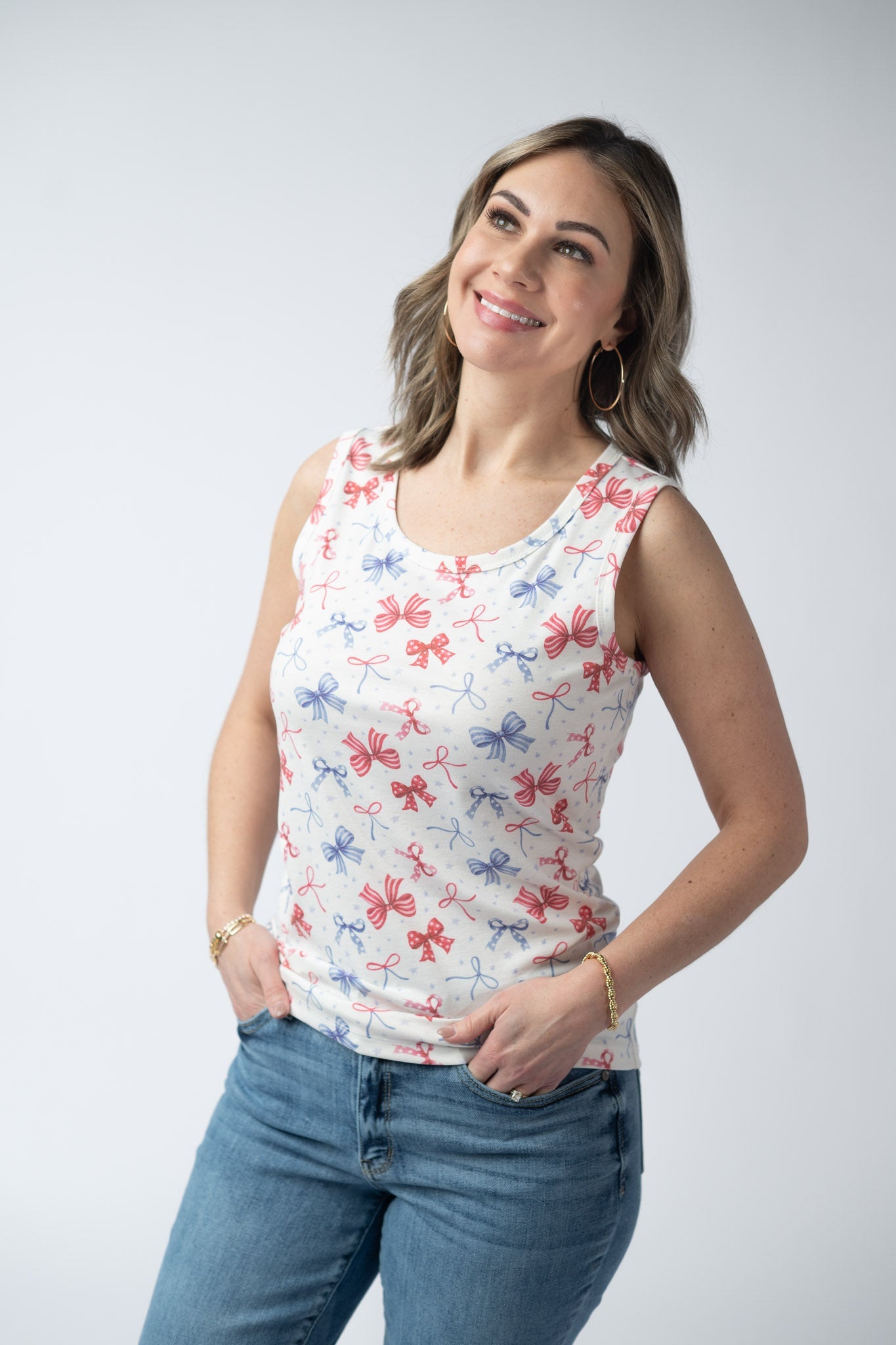 Michelle Mae Ava Tank - American Bows