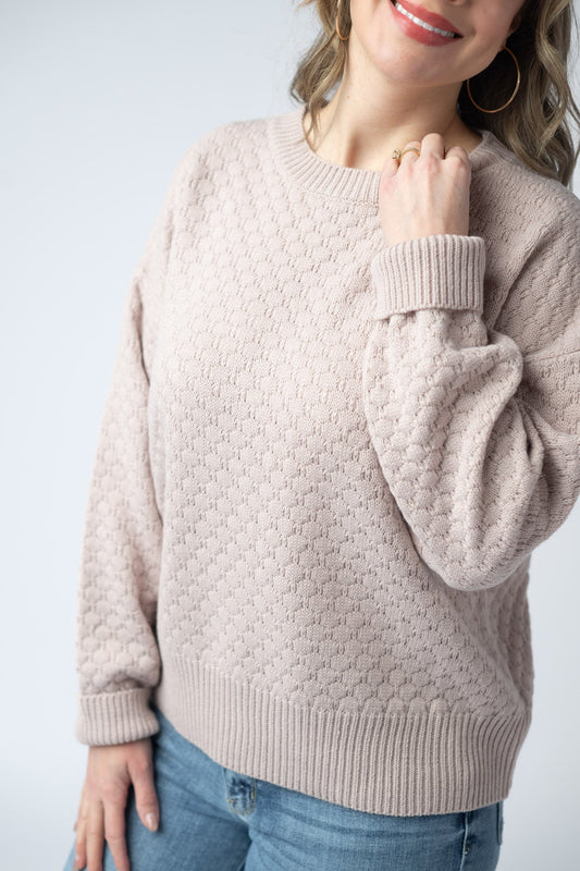 Michelle Mae Gianna Pullover Sweater - Neutral
