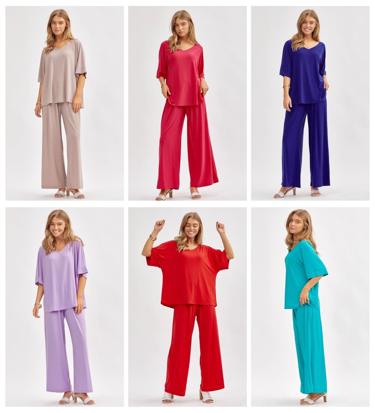 Dear Scarlett Cabana Set in 6 Solid Colors