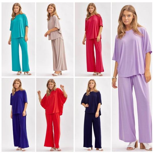Dear Scarlett Coastal Set in 7 Solid Colors