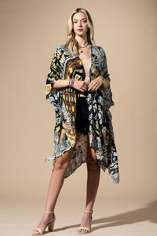 Moonbeam Open Front Kimono