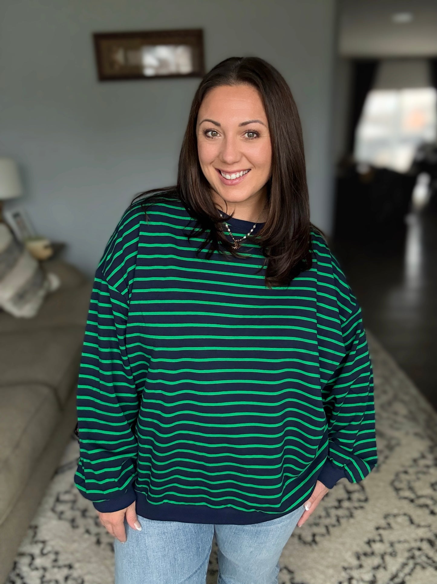 Preorder: Lovelet Easy Going Striped Pullover