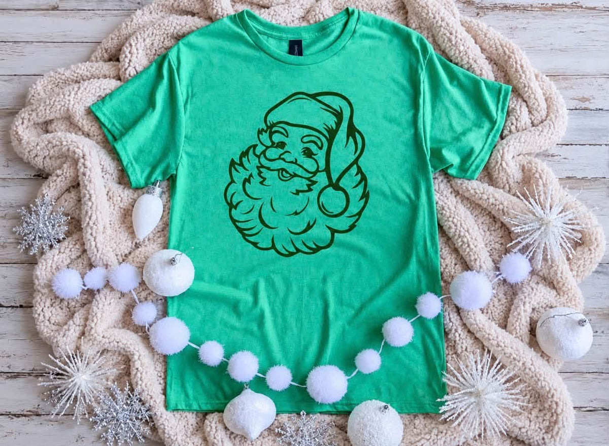 PREORDER: Santa in Emerald Graphic