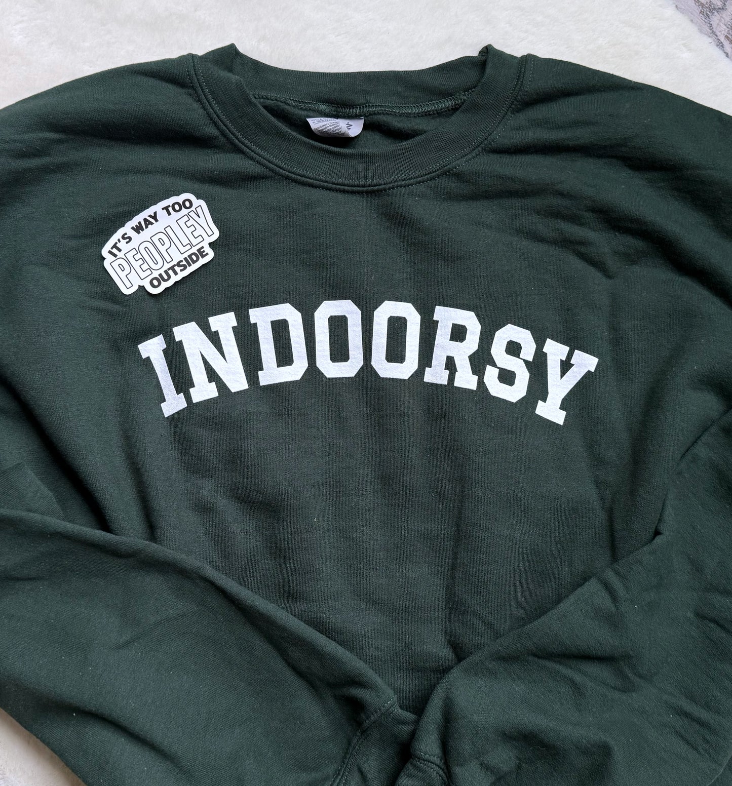 Doorbuster: Indoorsy Pullover with FREE Peopley Outside Vinyl Sticker