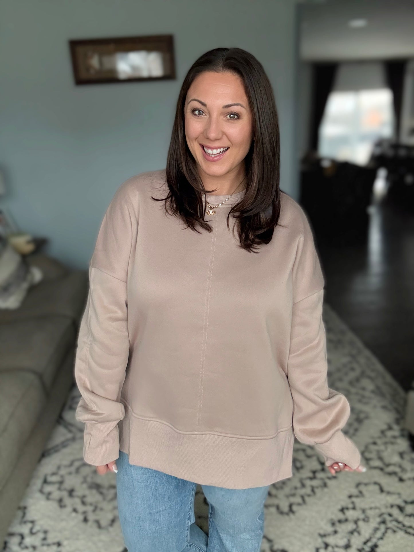 Preorder: Comfort First Side Slit Pullover