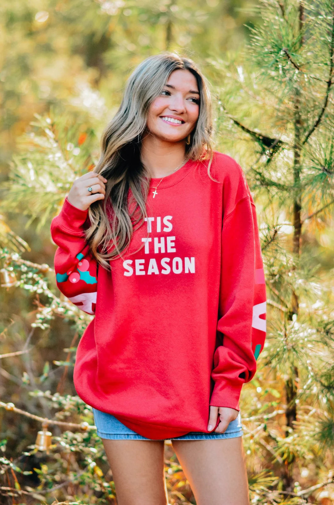 PREORDER Tis the Season /Fa La La Red Sweatshirt