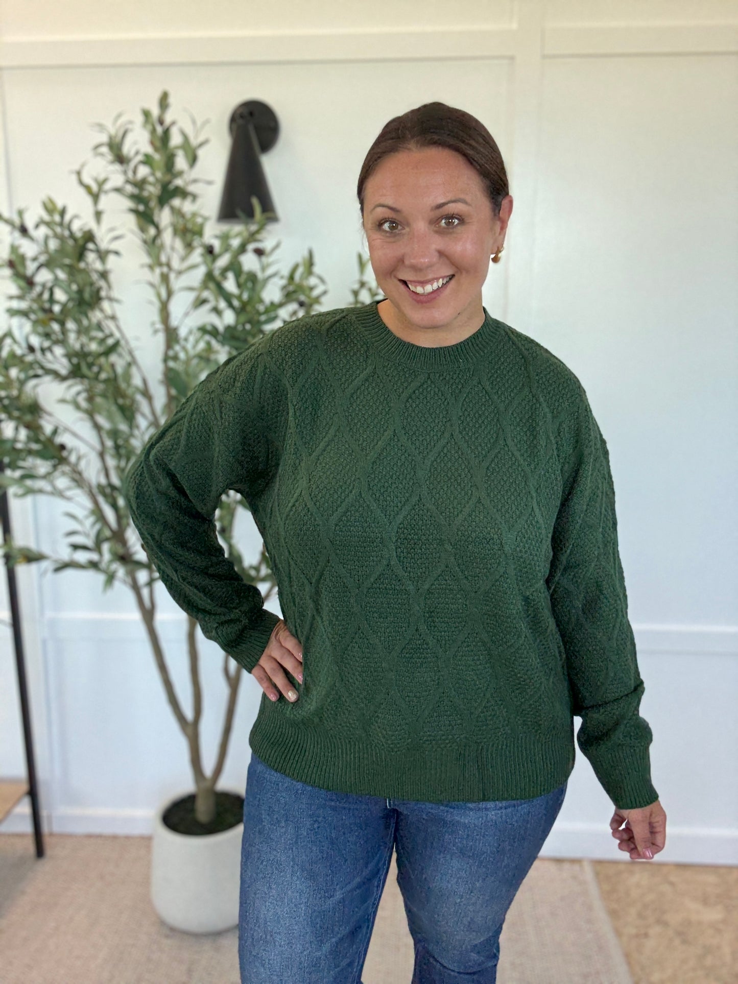 Michelle Mae Carson Sweater - Green