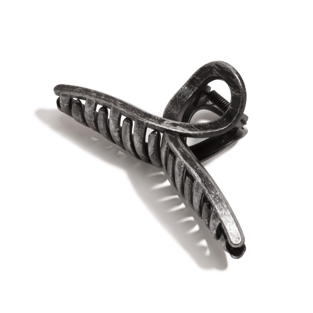 Hair Claw Clip with Brushed Metal Finish (3 colors)