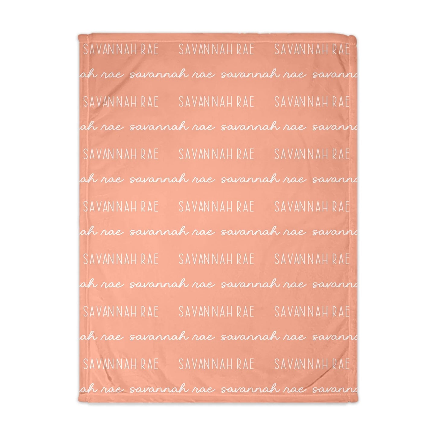 Preorder: Personalized Font Duo Blanket or Swaddle - Style 2