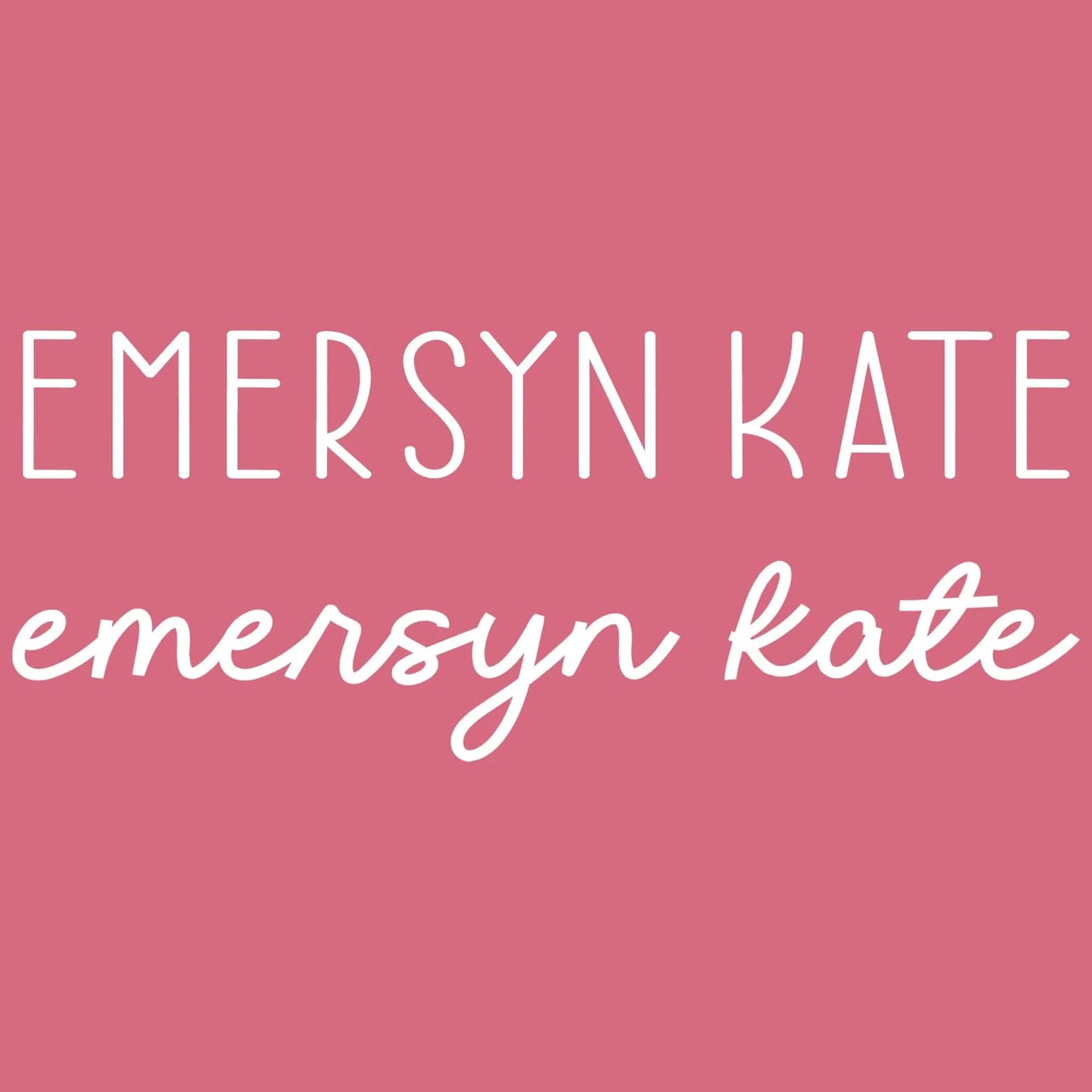 Preorder: Personalized Font Duo Blanket or Swaddle - Style 2