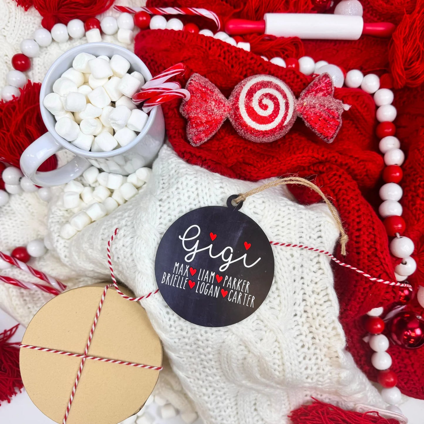 Preorder: Personalized Grandparent Chalkboard Ornament