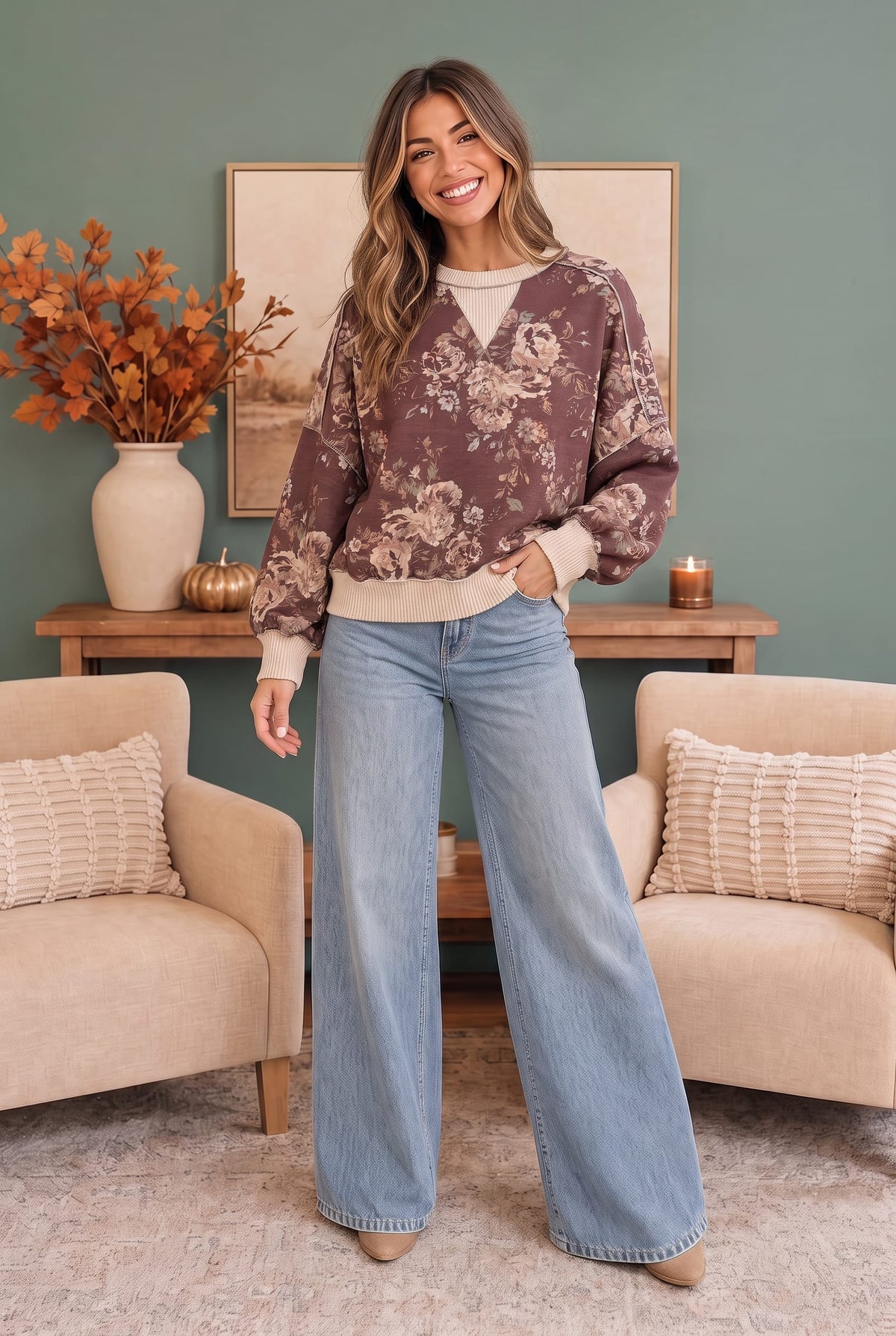 Antique Bouquet Sweatshirt