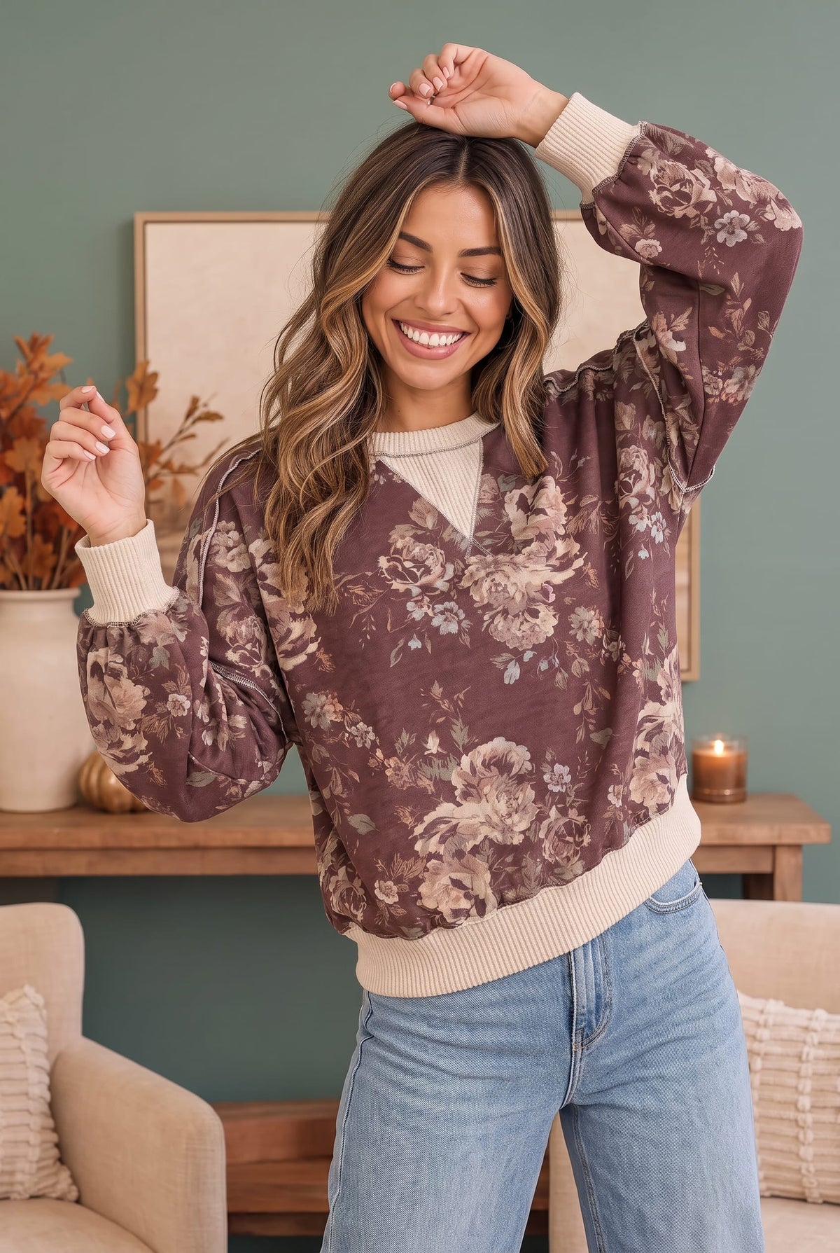 Antique Bouquet Sweatshirt