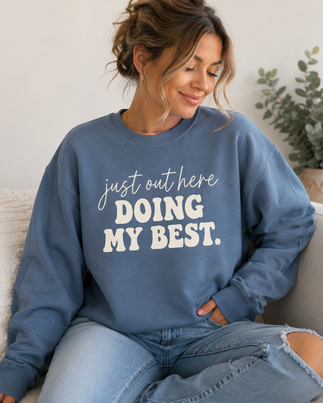 Just Out Here Doing My Best Pullover *10-Year Anniversary Exclusive*