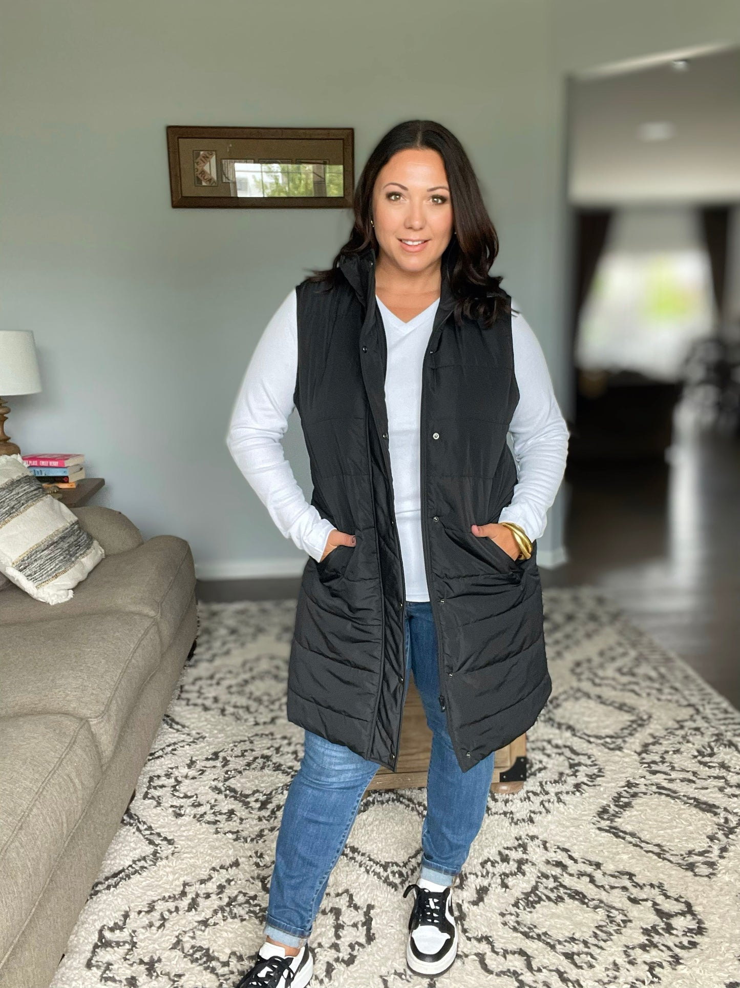 Michelle Mae Harlow Long Vests in Multiple Colors