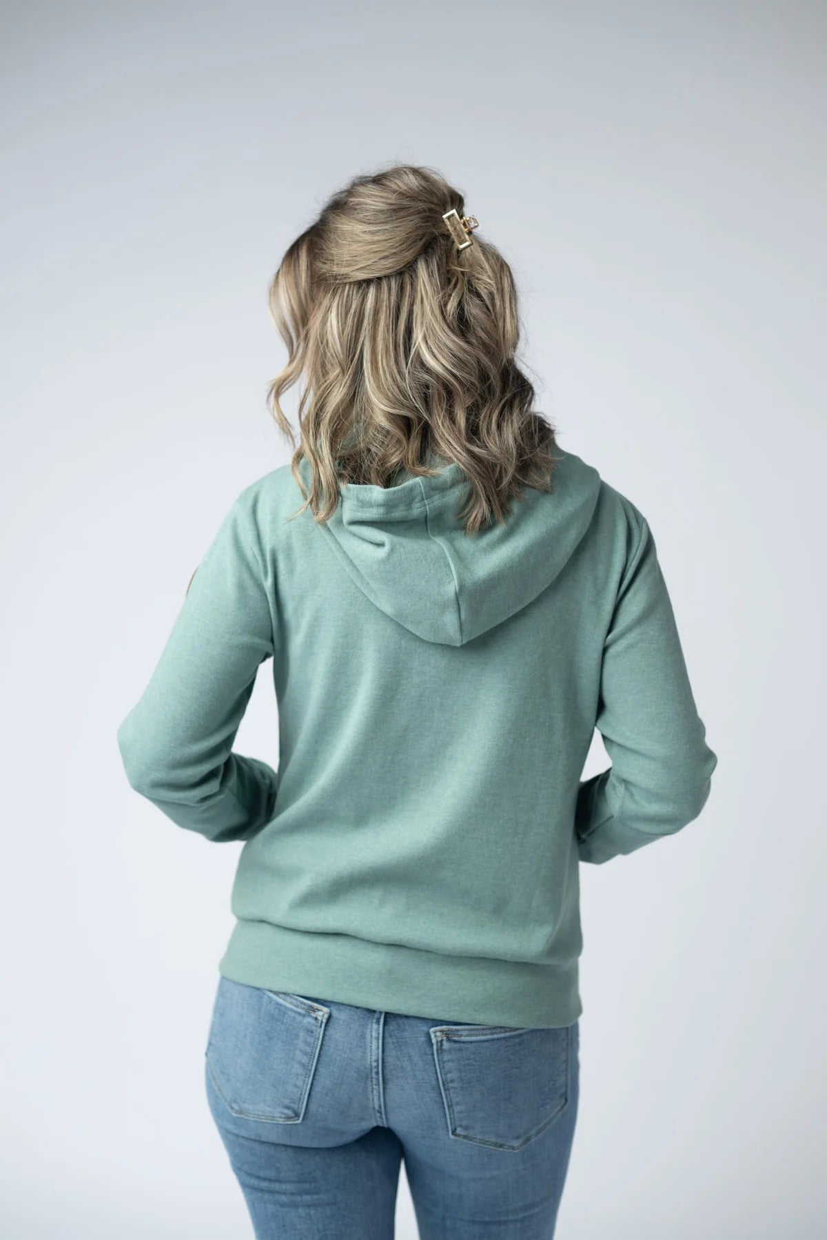 Michelle Mae Fullzip Hoodie - Sage