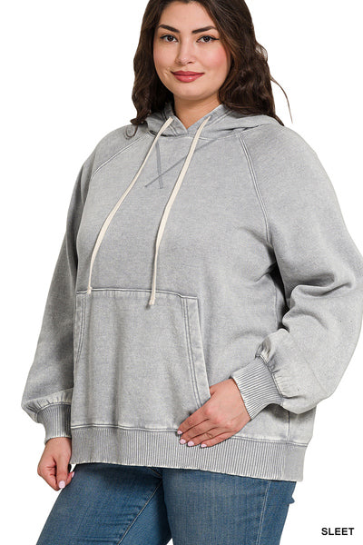 Doorbuster: The Cold Never Bothered Me Anyway Hoodie in Sleet