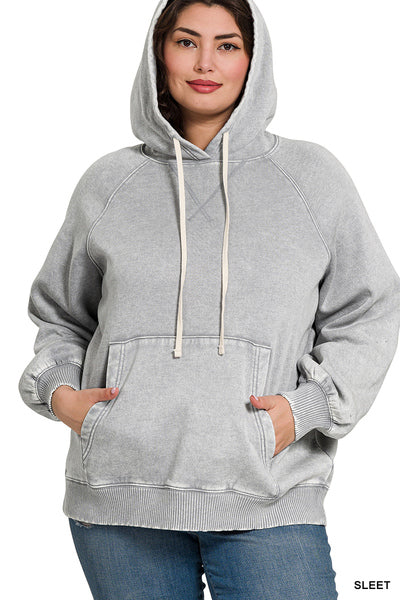 Doorbuster: The Cold Never Bothered Me Anyway Hoodie in Sleet