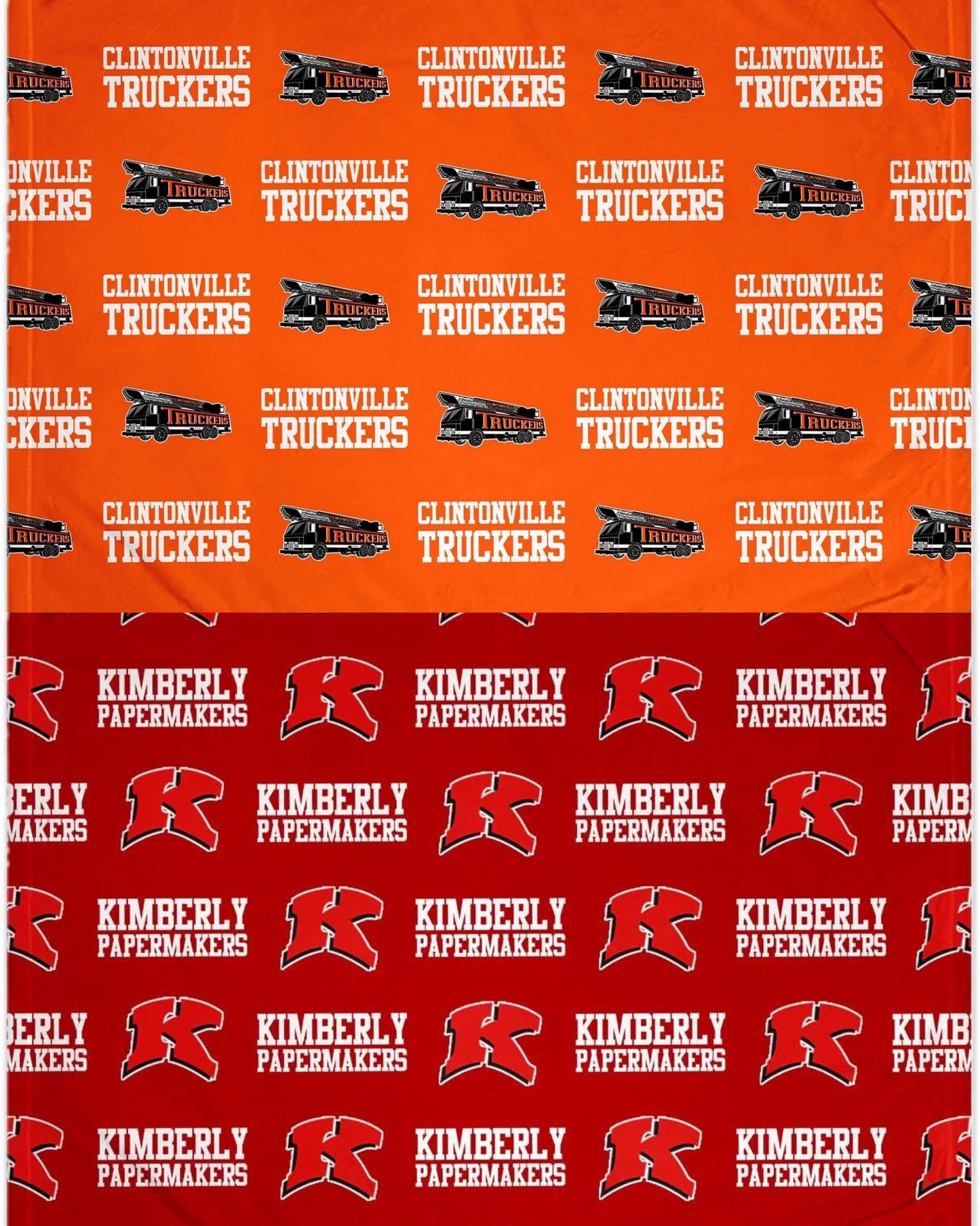 Preorder: Custom Mascot Personalized 50x60 Bleacher Blanket