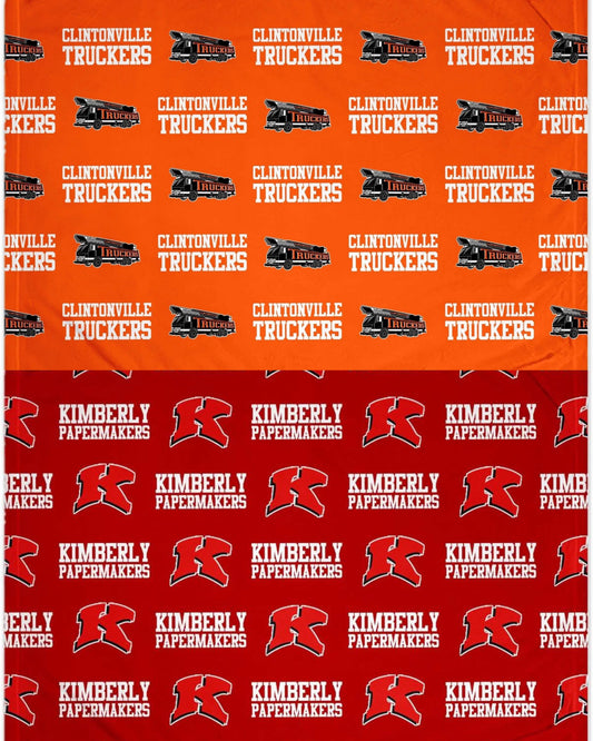 Preorder: Custom Mascot Personalized 50x60 Bleacher Blanket