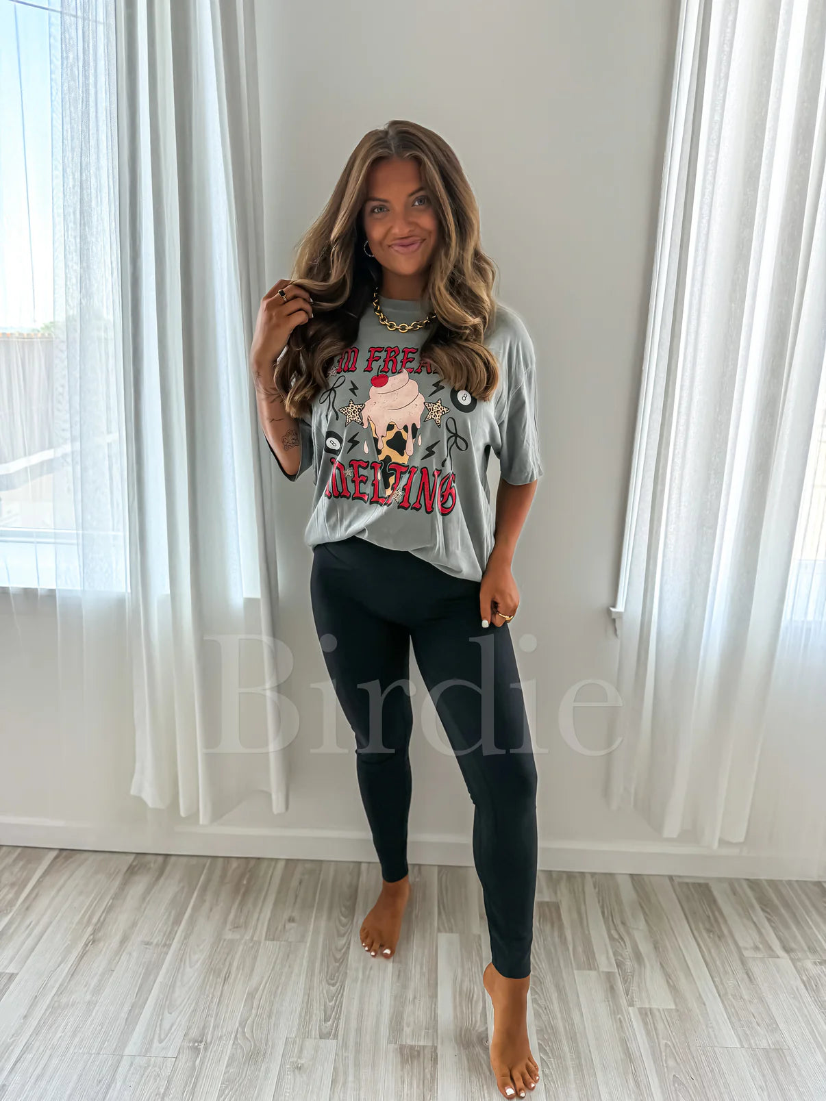 Doorbuster: Birdie Melt Leggings in Black