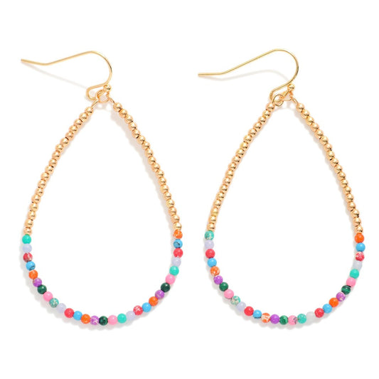 Drops of Jupiter MultiColored BeadedTeardrop Earring