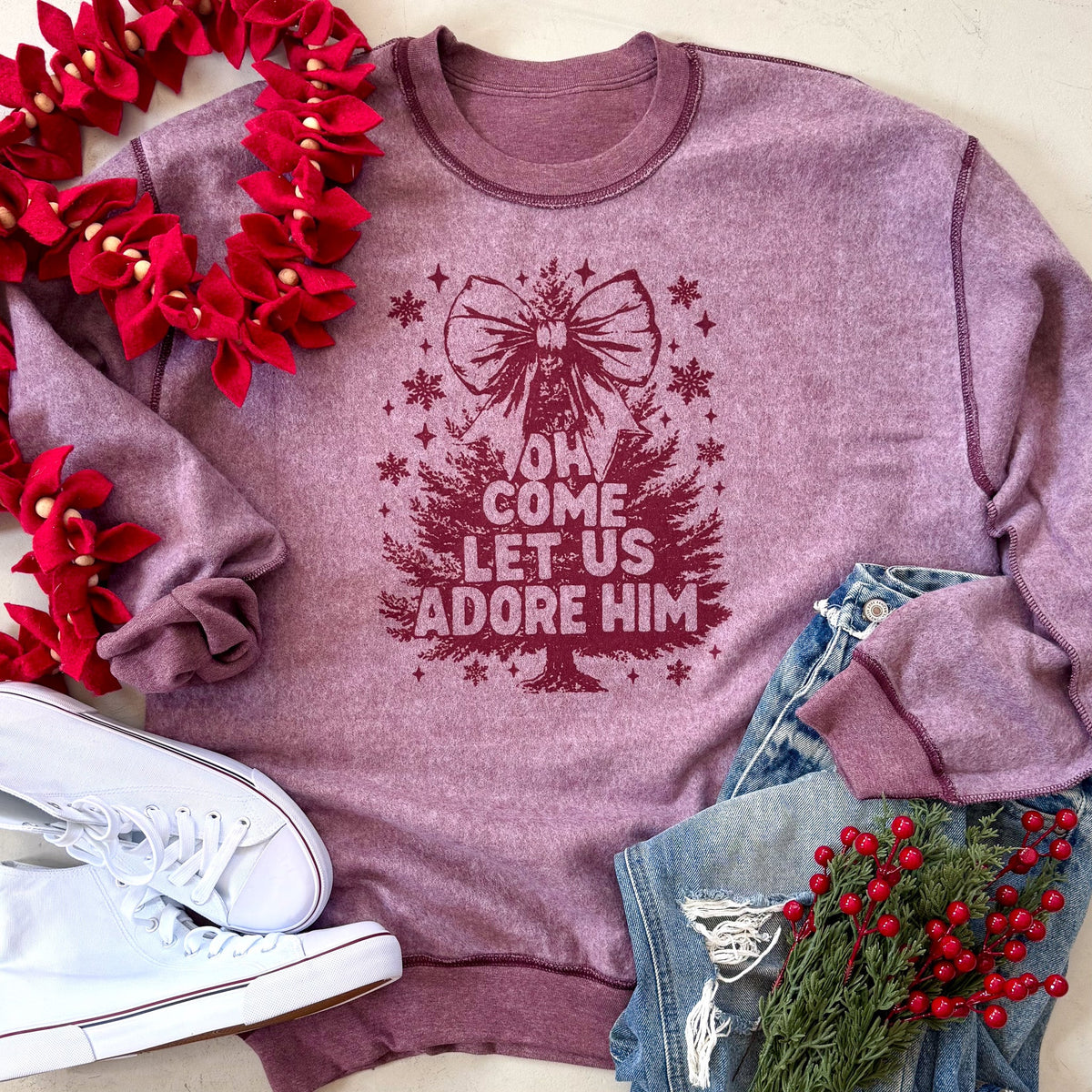 PREORDER Inside Out Christmas Sweatshirts - Multiple Options!