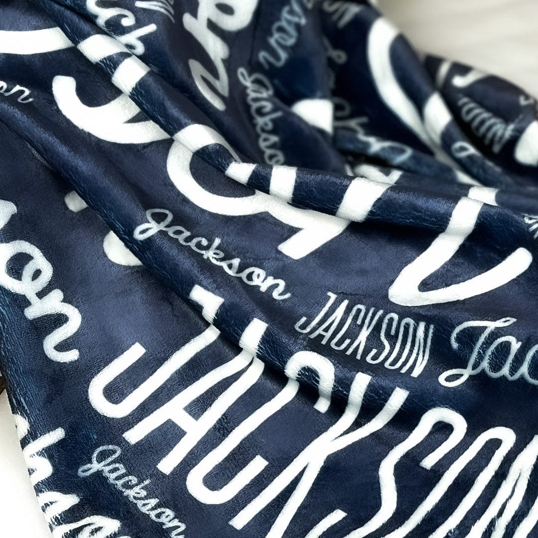 Preorder: Personalized Collage Name Blanket