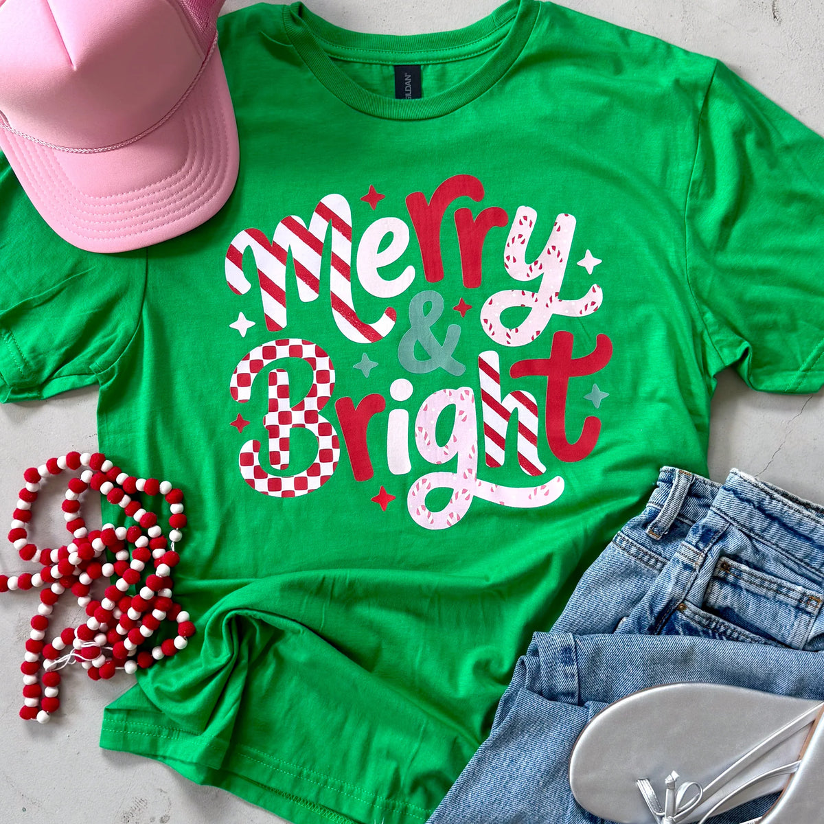PREORDER: Merry & Bright Tee or Sweatshirt