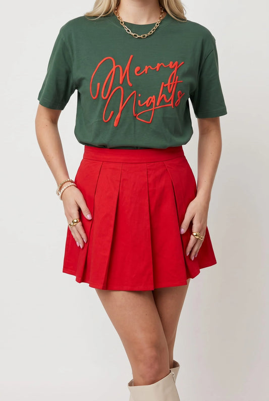 PREORDER Merry Nights Mock Neck Tee