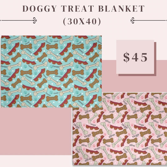Preorder: Personalized Doggy Treat Blanket