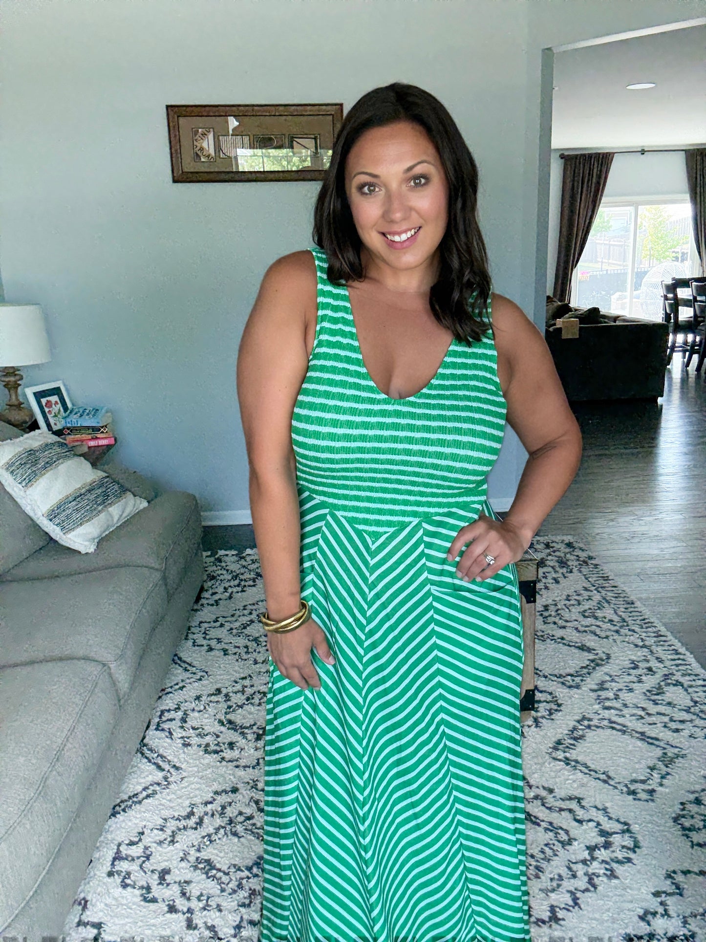 Luciana Stripe Dress