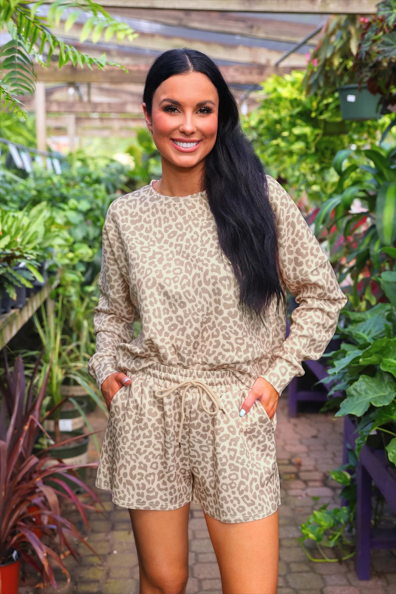 PREORDER: Jess Lea Luna Luxe Pullover Set- Bella Leopard