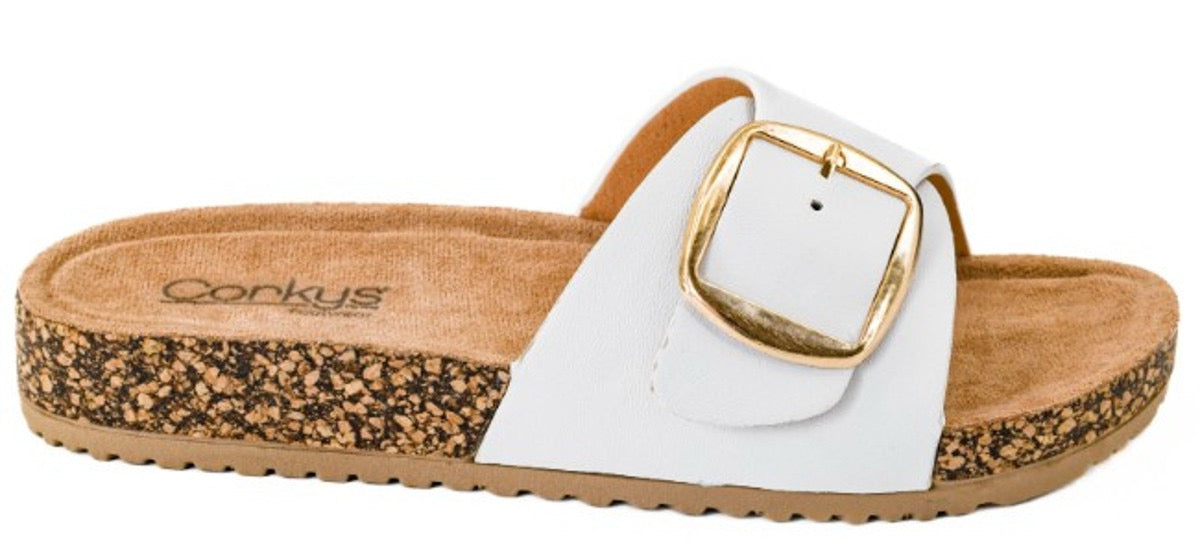 Road Trip Sandals by Corky's in Ivory