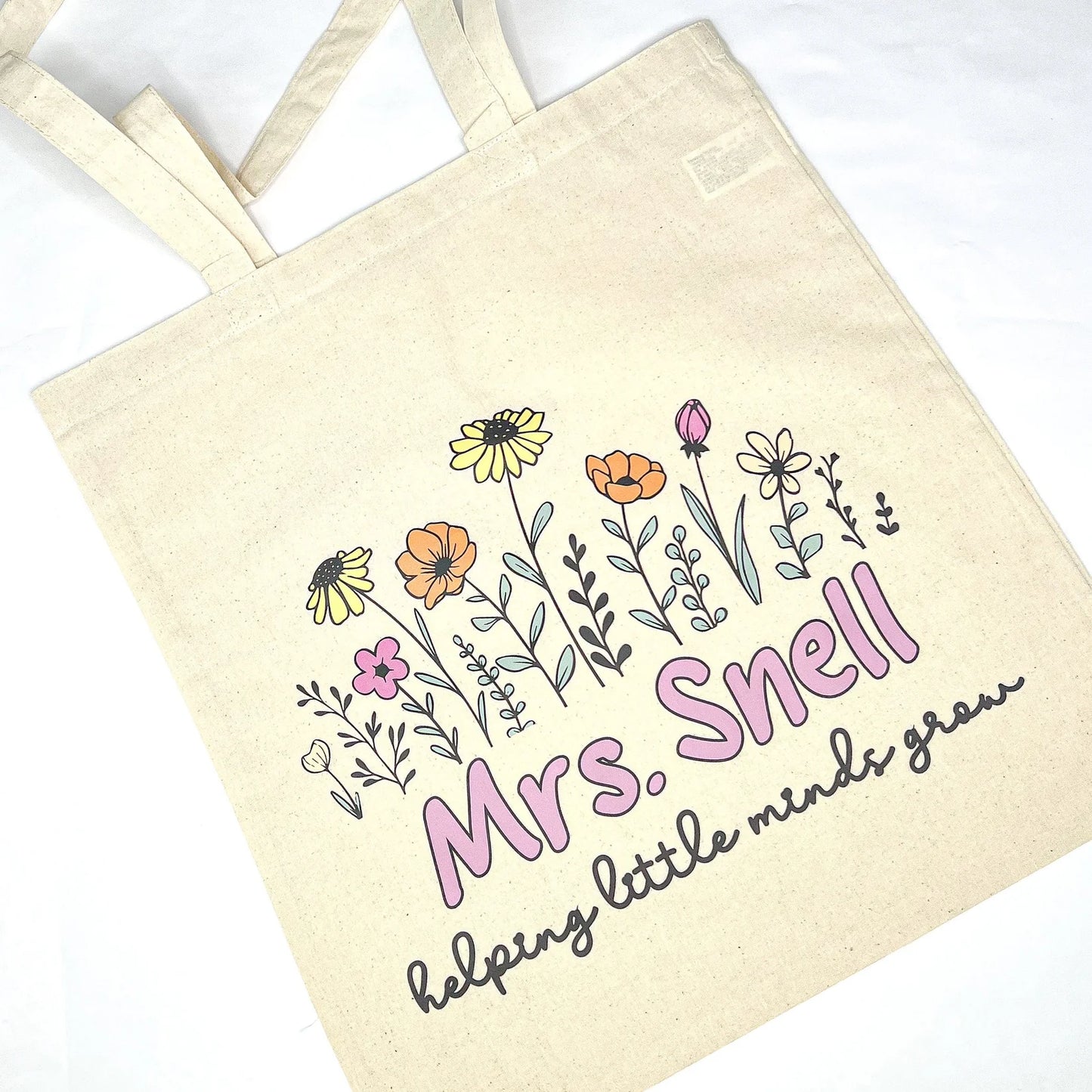 Preorder: Personalized Teacher Tote Bags (multiple options)