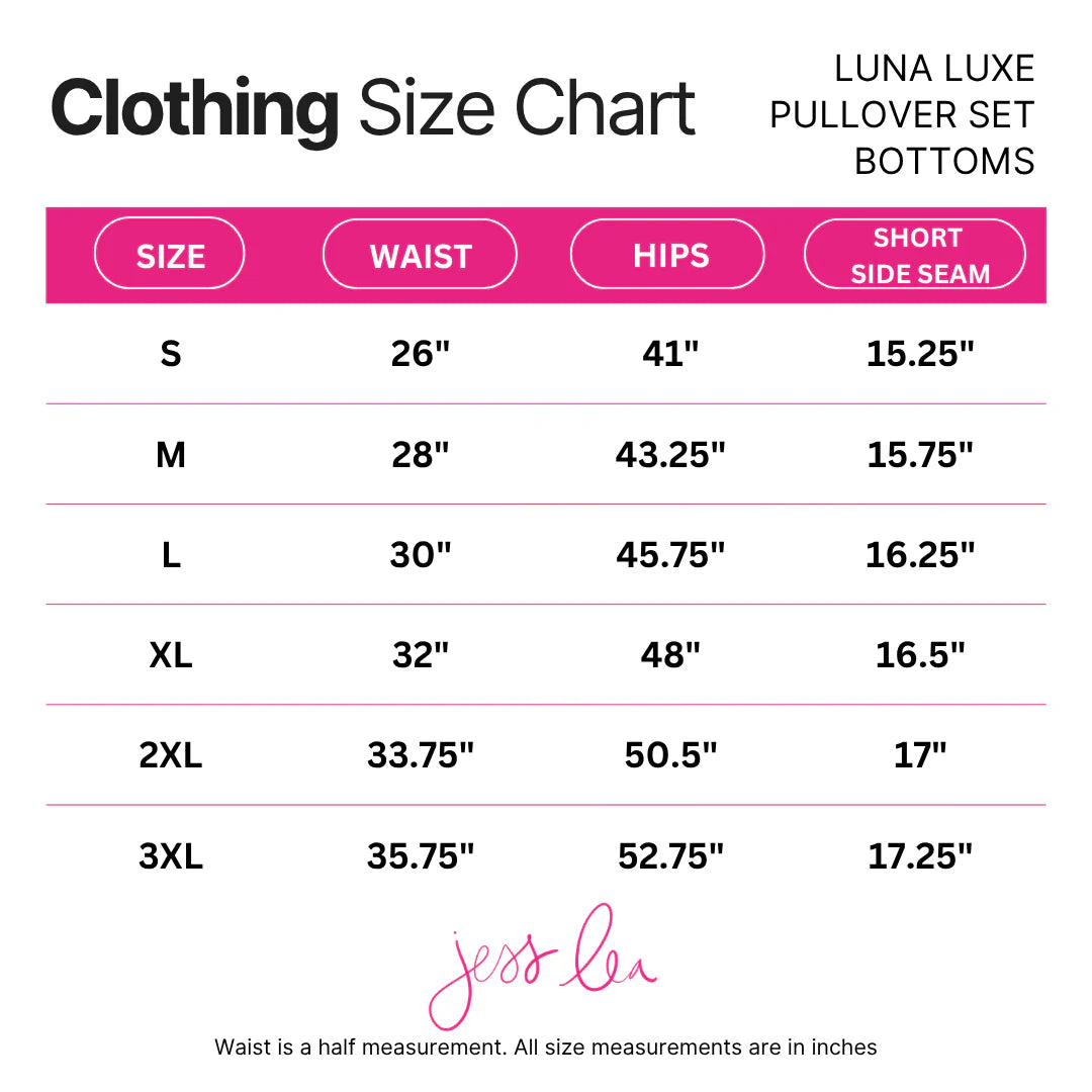 PREORDER: Jess Lea Luna Luxe Pullover Set- Pink Polka Dot