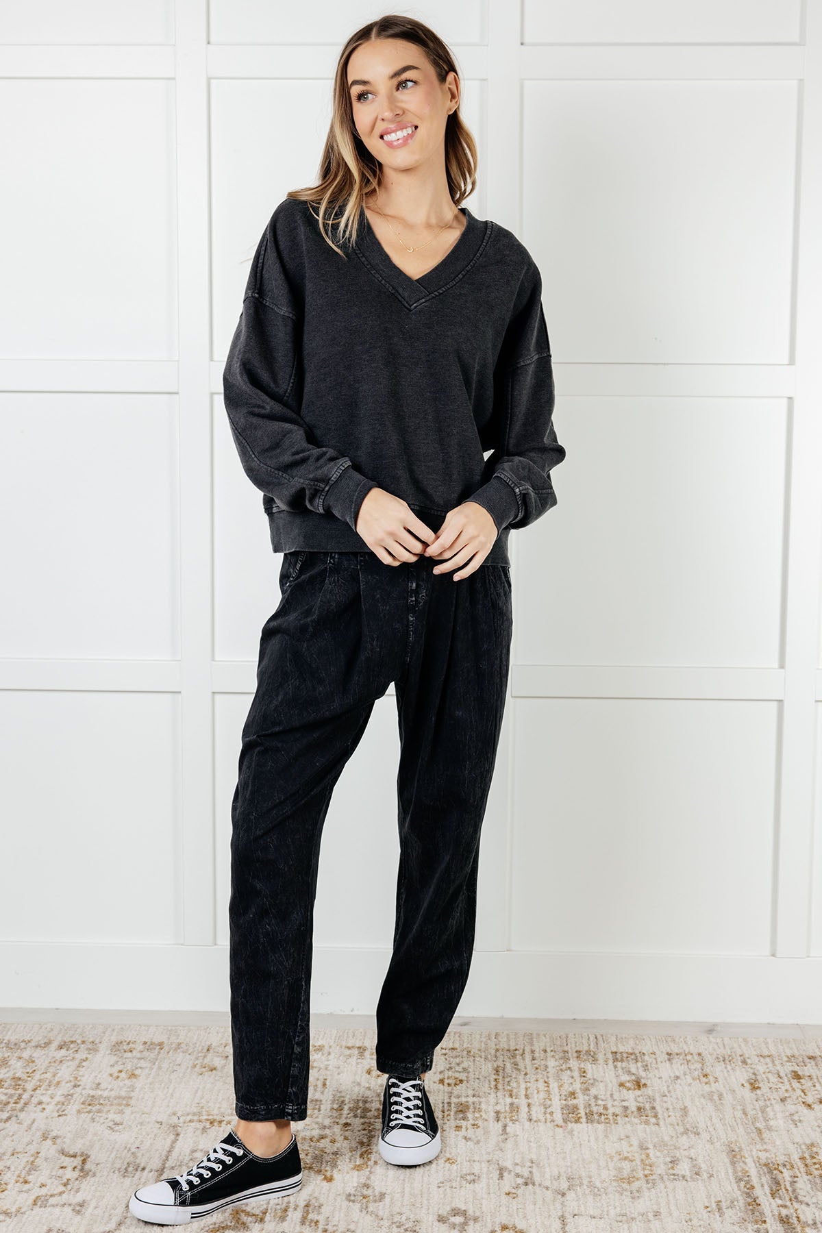 Limber Up Straight Leg Pants in Black