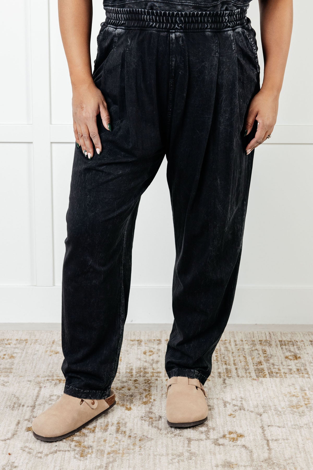 Limber Up Straight Leg Pants in Black