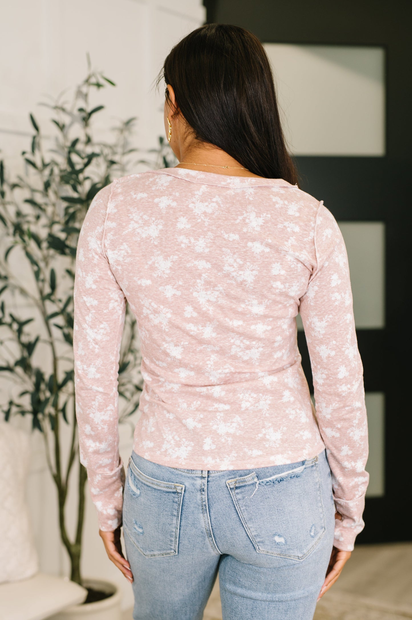 Literally Obsessed with Me Long Sleeve Top in Mauve
