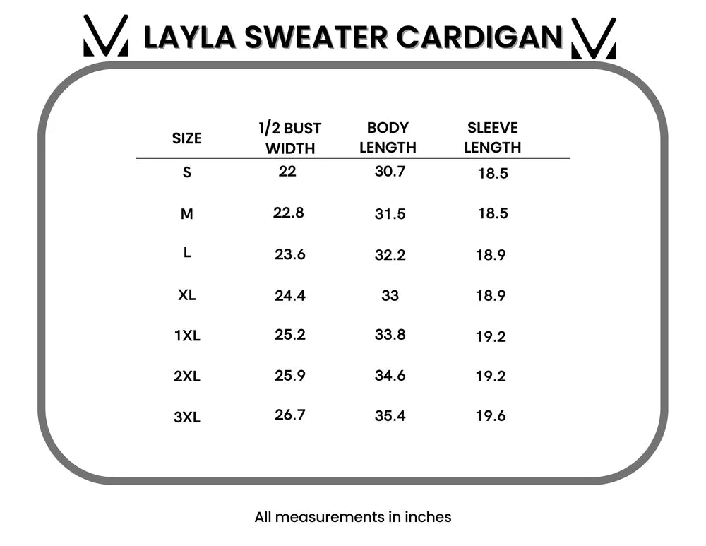 Michelle Mae Layla Sweater Cardigan - Grey
