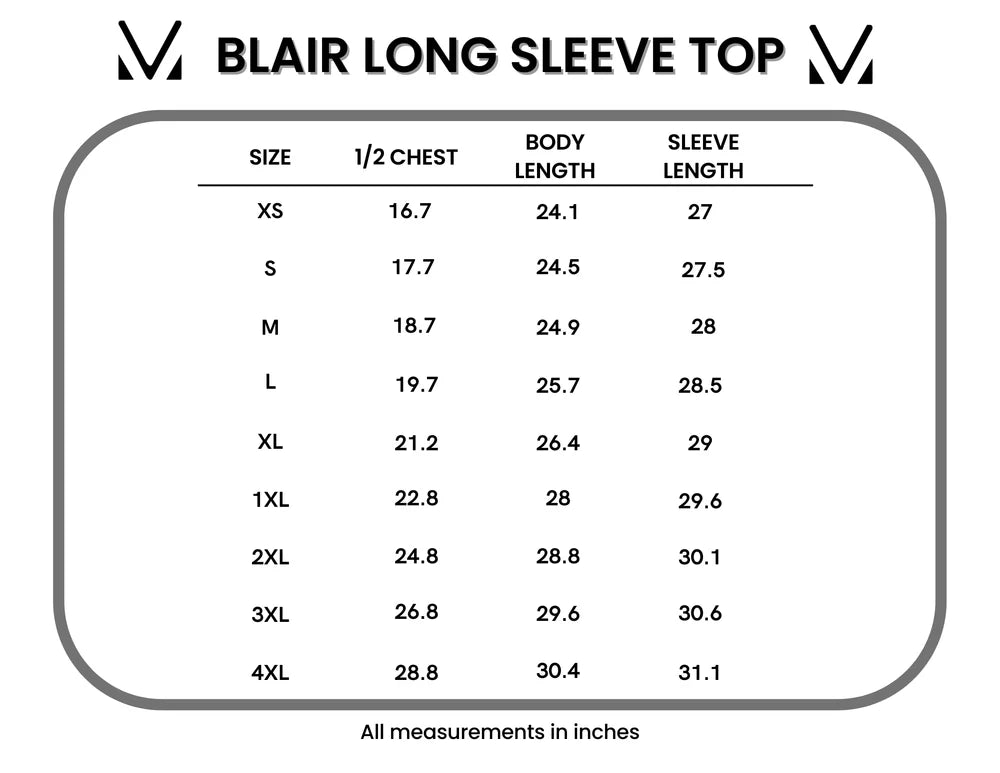 Michelle Mae Blair Long Sleeve Top - Dusty Jade