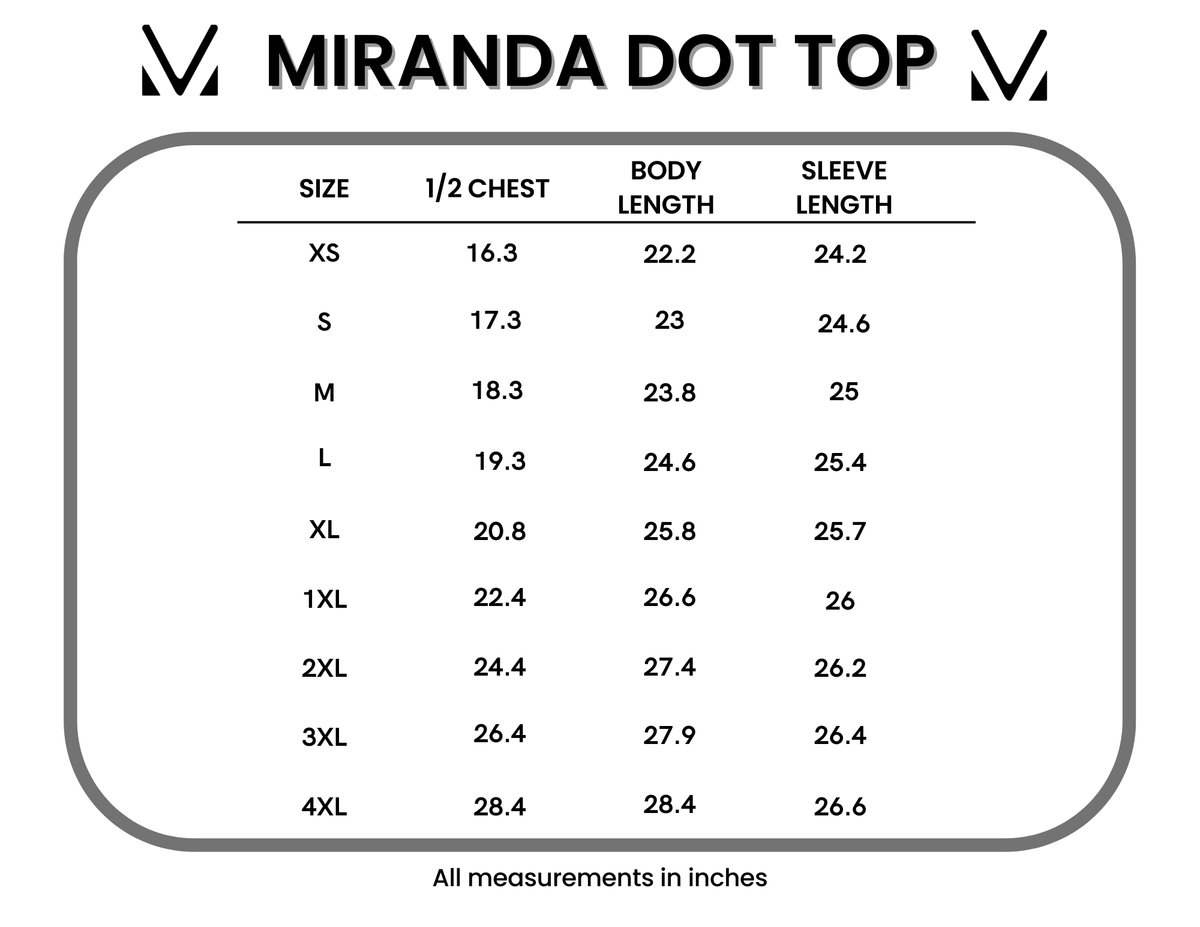 Michelle Mae Miranda Dot Top - Black
