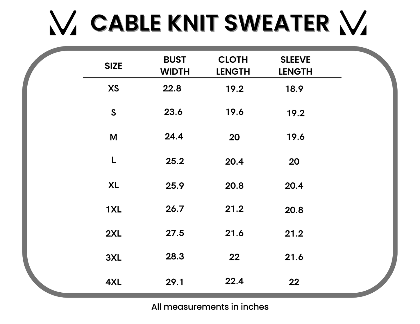 Michelle Mae Cable Knit Sweater - Ivory