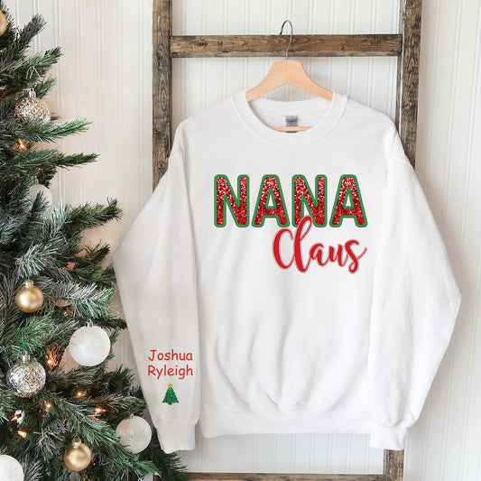 Preorder: Personalized Family Claus Christmas Sweatshirt