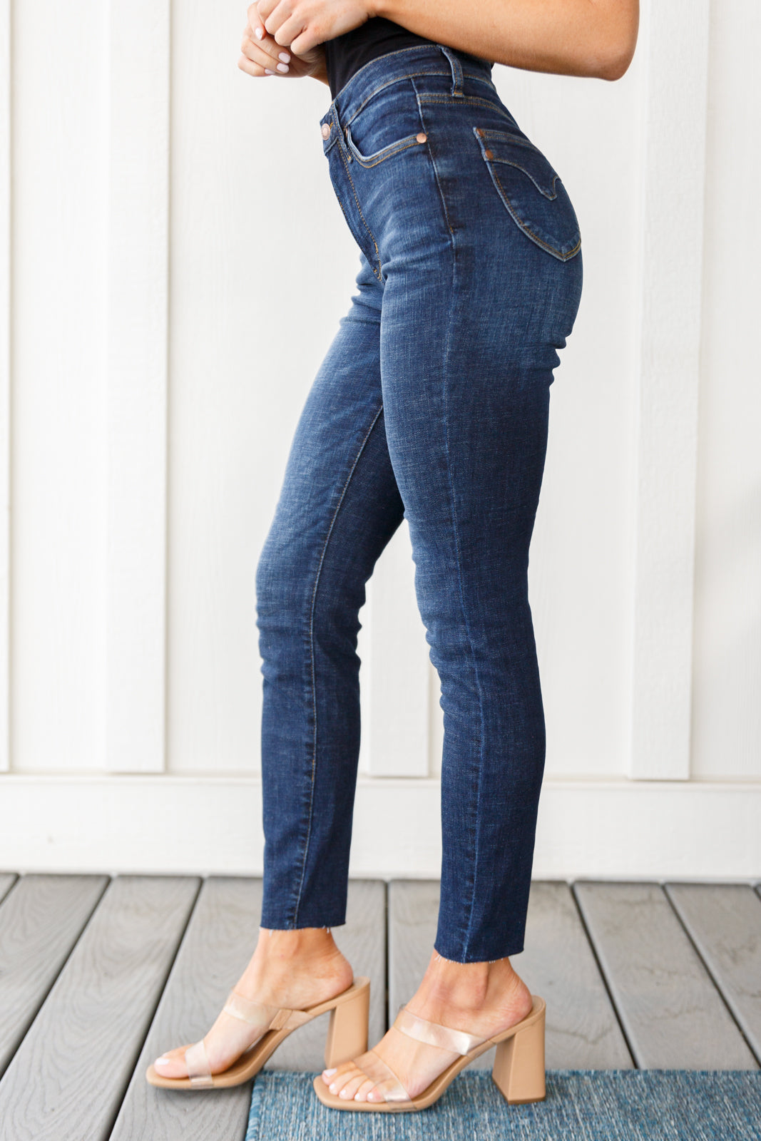 Georgia Peach Tummy Control Skinny Jeans