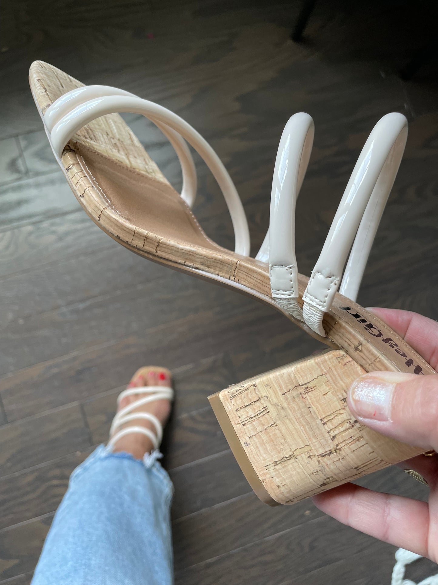 Walk the Walk Strappy Sandal in Ivory