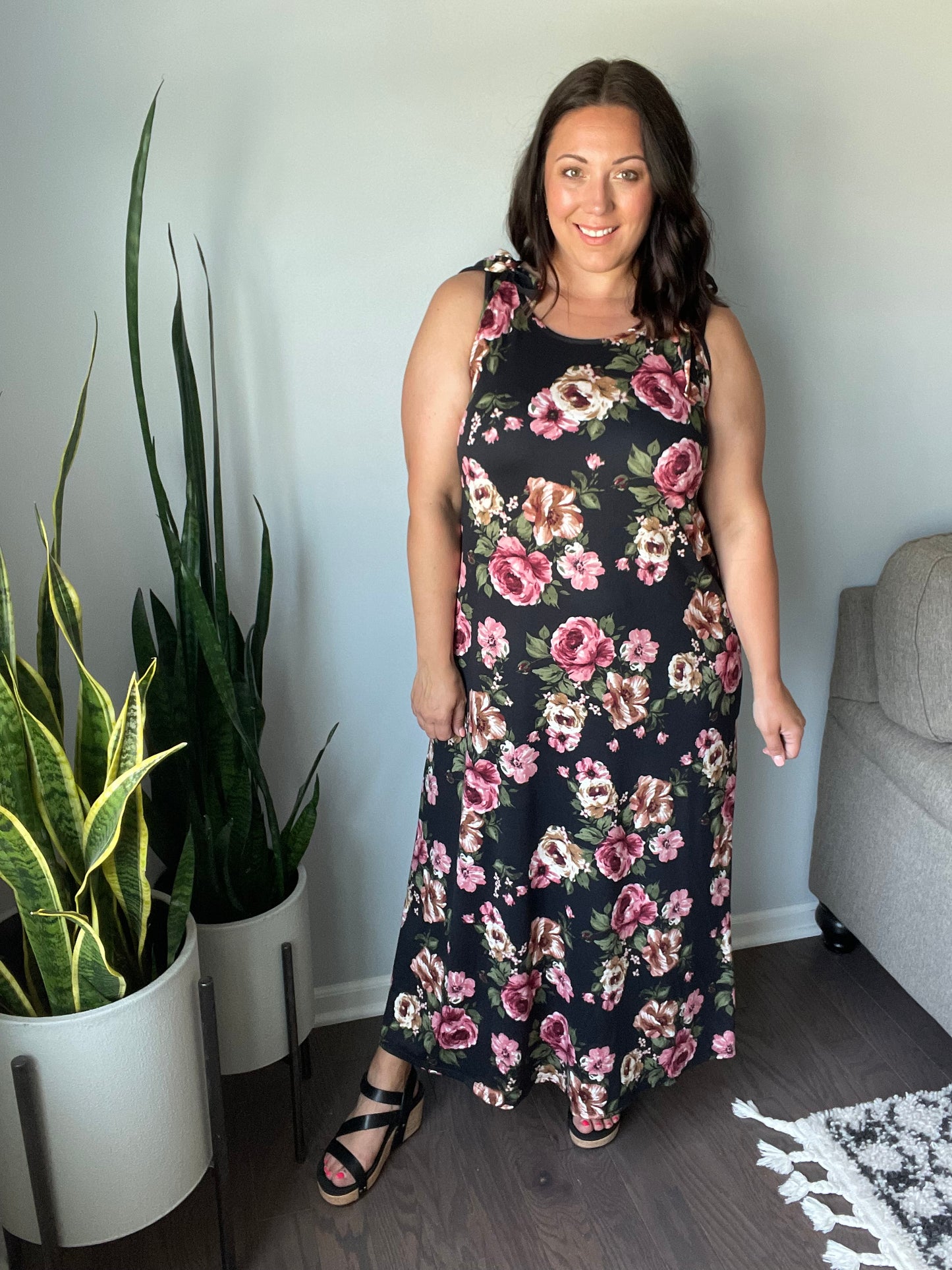 Fortuitous in Floral Maxi Dress