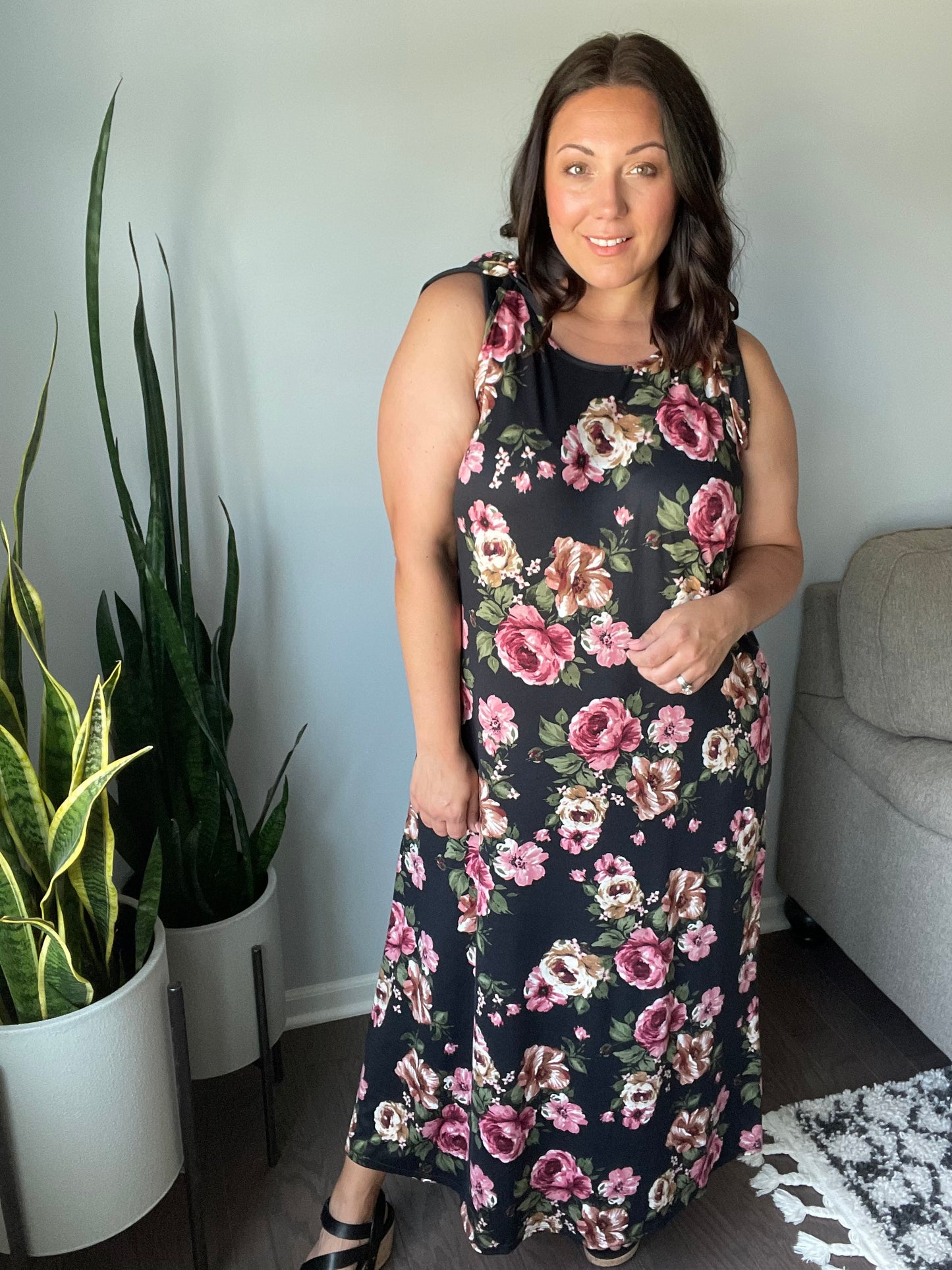 Fortuitous in Floral Maxi Dress