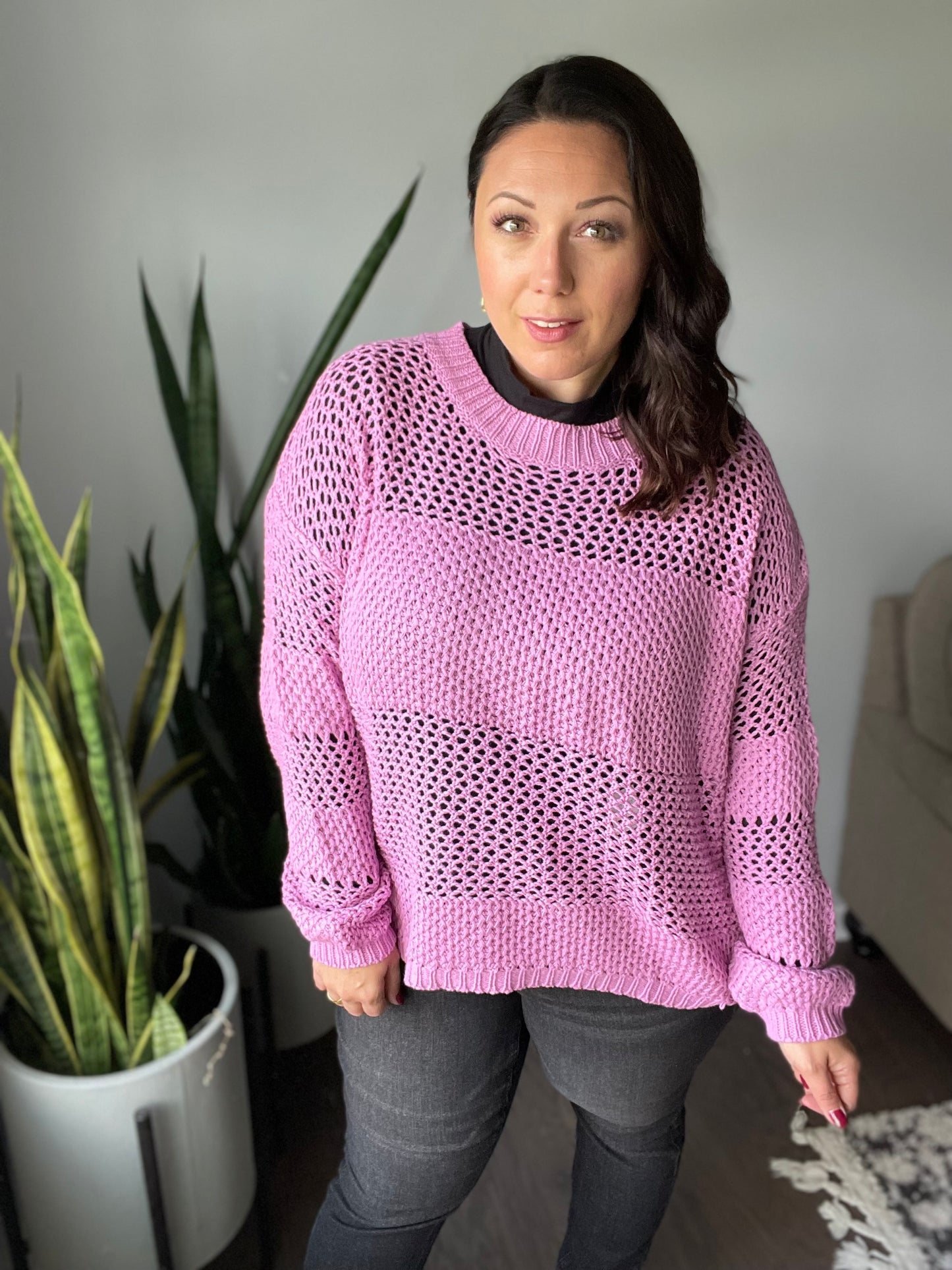 My Latest Love Loose Knit Sweater