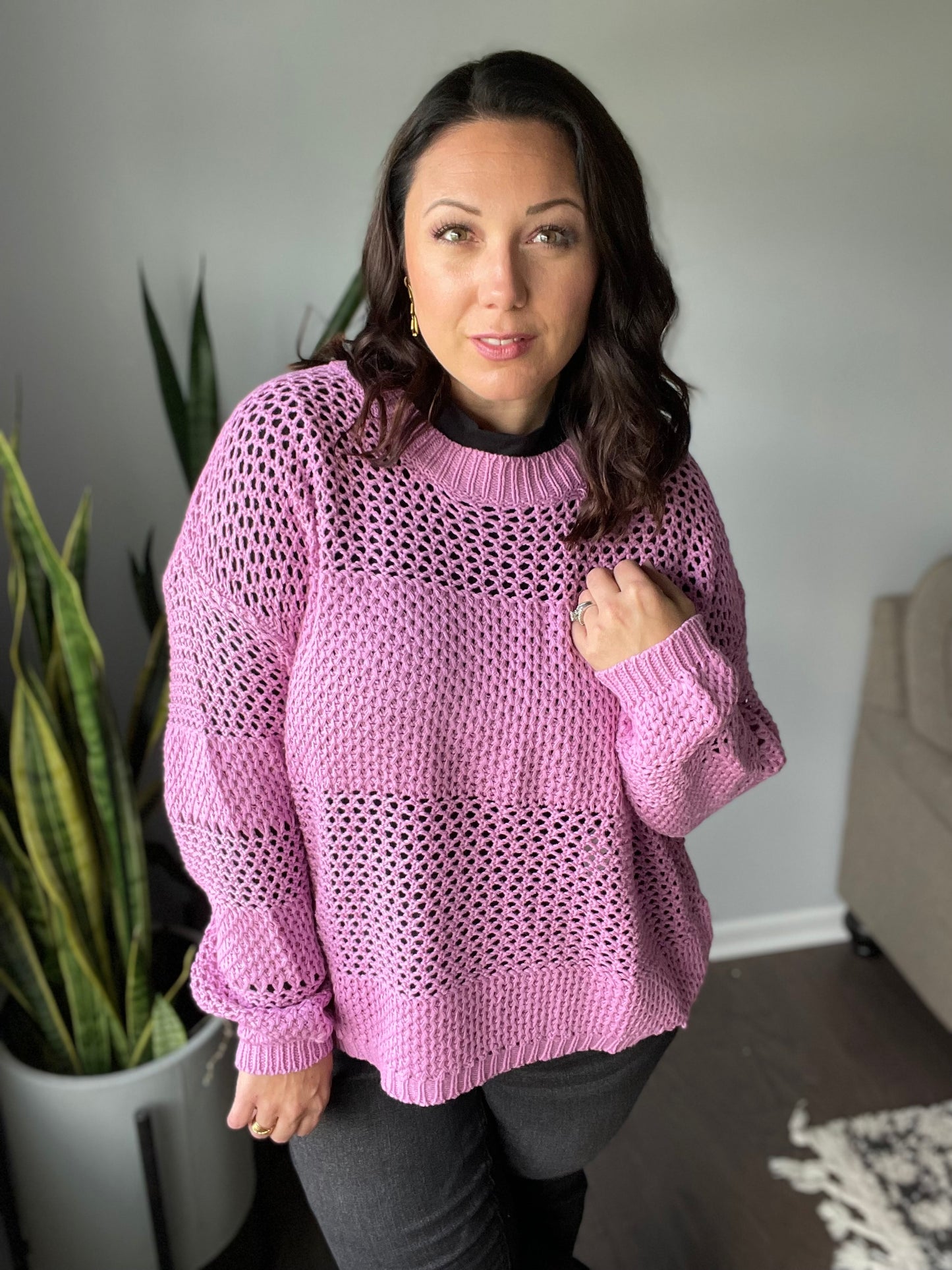 My Latest Love Loose Knit Sweater